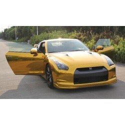 Chrome silver vinyl car sticker - electroplated film - wrap decal 30 * 152cmStickers