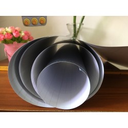 Autocolante de carro de vinil de prata cromo - filme galvanizado - envoltório 30 * 152cm