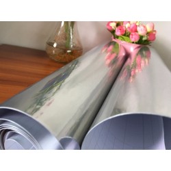 Chrome silver vinyl car sticker - electroplated film - wrap decal 30 * 152cmStickers