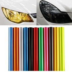 Luzes de carro Vinyl Film Sticker Cover 30 * 100cm