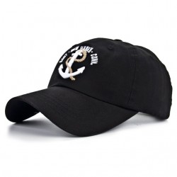 Tampa de beisebol com âncora - algodão - ajustável - unisex
