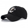 Tampa de beisebol com âncora - algodão - ajustável - unisex