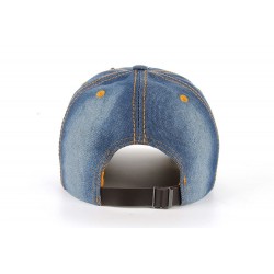 Tampa de beisebol de algodão / jeans na moda com estrelas de strass