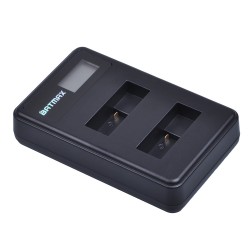 GoPro Hero 5 6 1600mAh Bateria LCD Dual USB carregador 2pcs