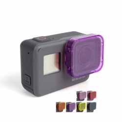 GoPro Hero 5 Underwater Mergulho Lens Cap Filter Cover Case 6pcs