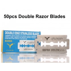 Louça de lâmina de borda dupla - aço inoxidável - 50 peças