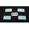 Double edge blade razor - stainless steel - 50 piecesShaving