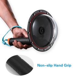 TELESINAS 6" Acionador de flutuação de caso impermeável para GoPro Hero 4 3 3 + caixa de capa de cúpula de lente