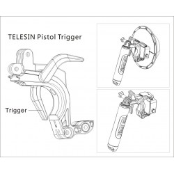 TELESINAS 6" Acionador de flutuação de caso impermeável para GoPro Hero 4 3 3 + caixa de capa de cúpula de lente