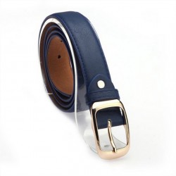 Moda Metal fivela de cinto de couro