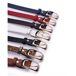 Moda Metal fivela de cinto de couro