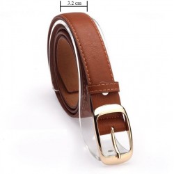 Moda Metal fivela de cinto de couro