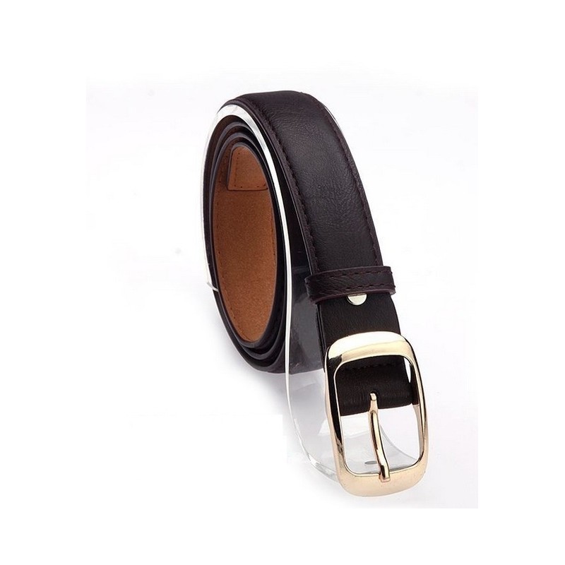 Moda Metal fivela de cinto de couro