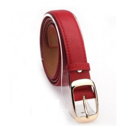Moda Metal fivela de cinto de couro