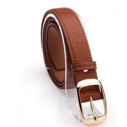 Fashion Metal Buckle Leather BeltBelts