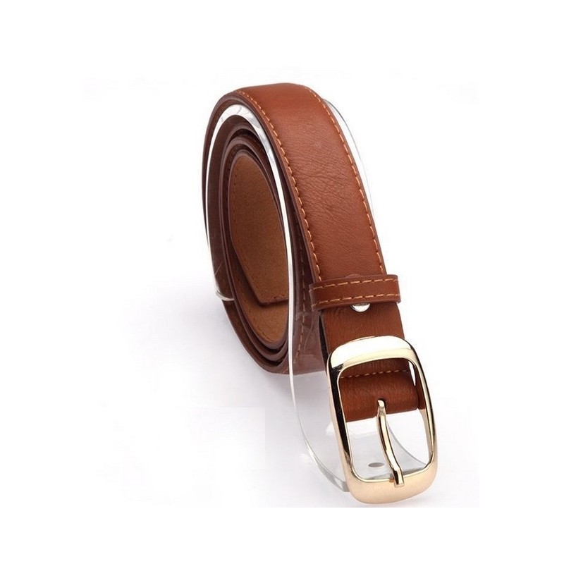 Fashion Metal Buckle Leather BeltBelts