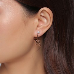 Asymmetry Star String Long EarringsEarrings