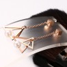 Triangle Pearl Drop EarringsEarrings