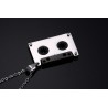 Punk kassettband hänge - rostfritt stål halsband - unisexNecklaces