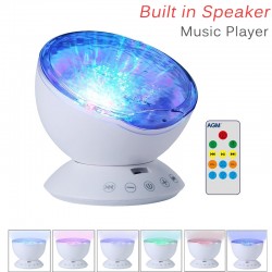 Ocean waves - starry sky - USB LED night light - projectorDecoration