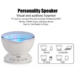 Ocean waves - starry sky - USB LED night light - projectorDecoration