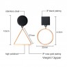 Asymmetrical geometric stud earringsEarrings