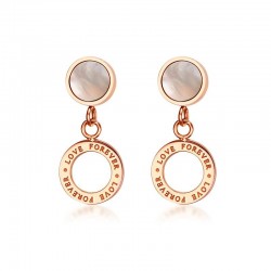 Amor para sempre brincos vintage