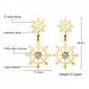 Hollow Rudder Design Drop EarringsEarrings