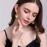Hollow Out Drops Necklace & Earrings Jewellery SetJewellery Sets