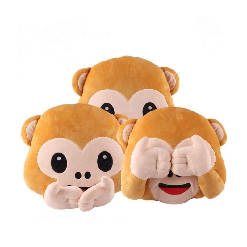 Macaco de pelúcia - travesseiro da cadeira - brinquedo