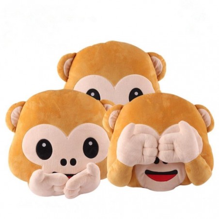 Macaco de pelúcia - travesseiro da cadeira - brinquedo