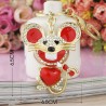 Chaveiro do mouse de cristal