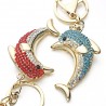 Crystal dolphin - keyringKeyrings