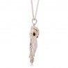 Crystal owl pendant necklaceNecklaces