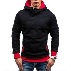 capuz masculino com zíper lateral