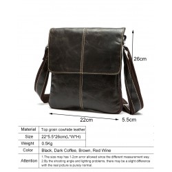 Genuine Leather Crossbody Shoulder BagBags