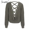 Punho de renda sem costas - blusa de malha