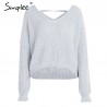 Punho de renda sem costas - blusa de malha