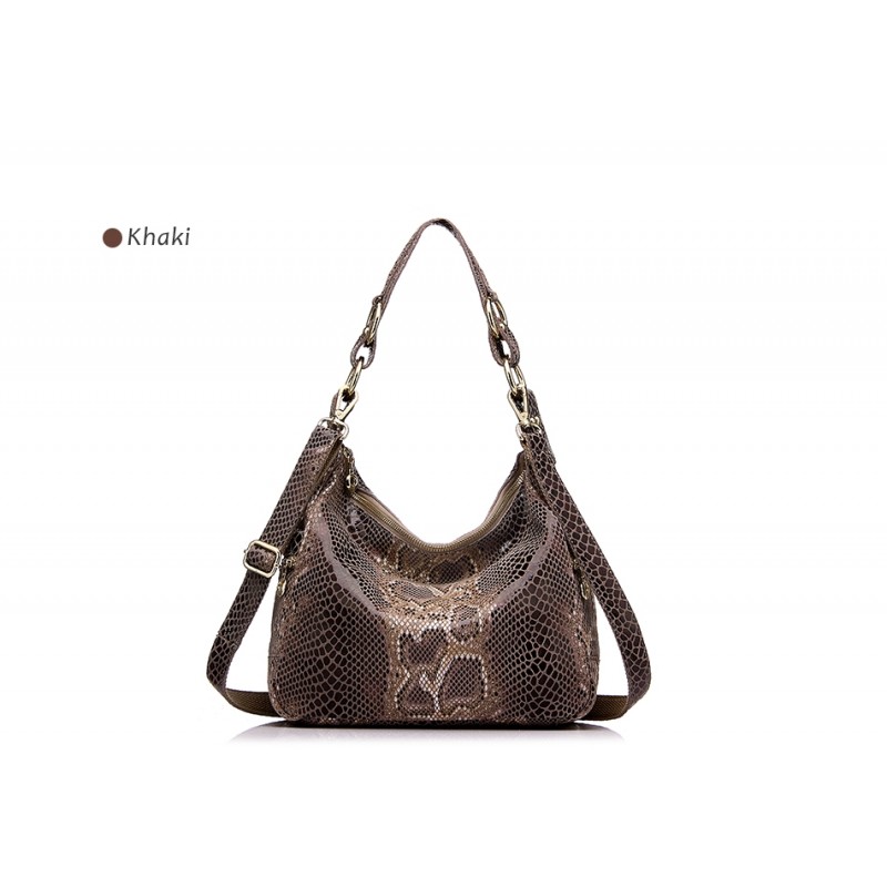 Bolsa de ombro de couro genuíno