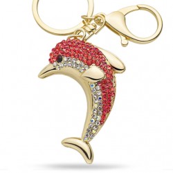 Crystal dolphin - keyringKeyrings