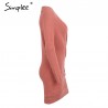 Sexy Cross tricô camisola Pullover