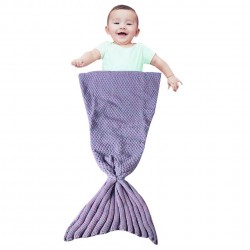 Handmade crochet mermaid tail kids baby blanketBlankets