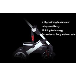 Duas vias Stroller Pram do bebê 0-3 anos