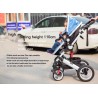 Duas vias Stroller Pram do bebê 0-3 anos