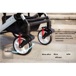 Duas vias Stroller Pram do bebê 0-3 anos