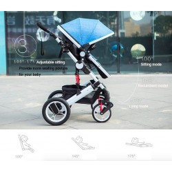 Duas vias Stroller Pram do bebê 0-3 anos