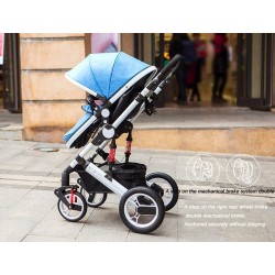 Duas vias Stroller Pram do bebê 0-3 anos