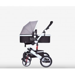 Duas vias Stroller Pram do bebê 0-3 anos