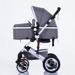 Duas vias Stroller Pram do bebê 0-3 anos