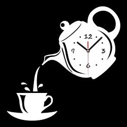 Coffee Tea Cup Shape Wall ClockClocks